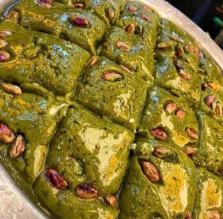 Yeşil künefe Şanlıurfa