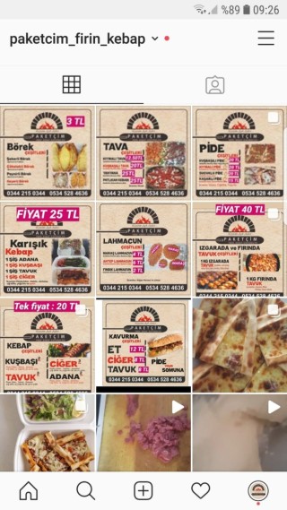 PAKETÇİM FIRIN KEBAP KAVURMA EVİ MARAŞ
