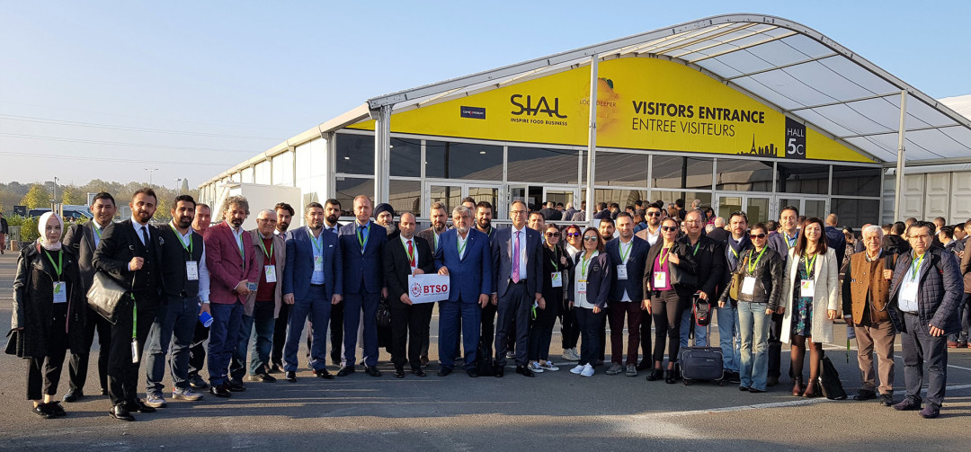 BTSO’dan en büyük gıda fuarına ziyaret