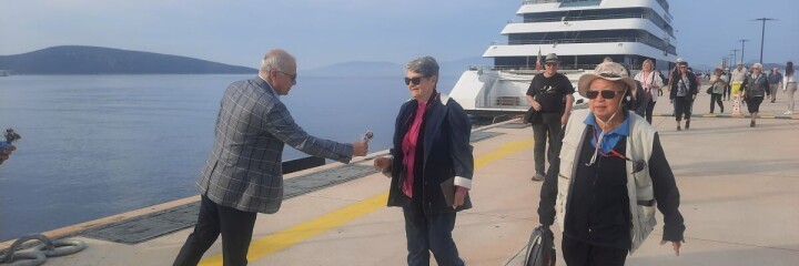 Bodrum Cruise Port’un ilk gemisi Emerald Azzurra oldu fotoğraf