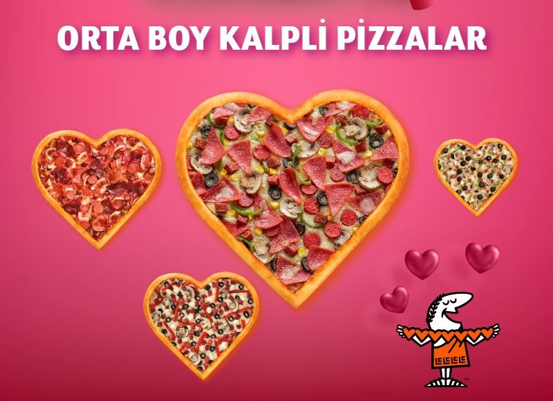 Little Caesars’tan Sevgililer Günü’ne özel pizza