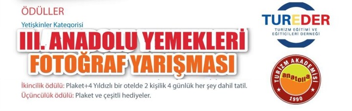 Anadolu Yemekleri Fotoğraf Yarışması'na başvurular başlıyor fotoğraf
