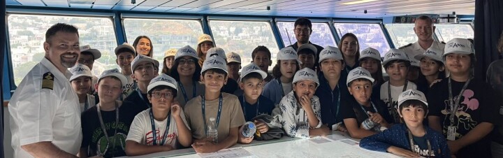 Bodrum Cruise Port 30 çocuğa kruvaziyer heyecanı yaşattı fotoğraf