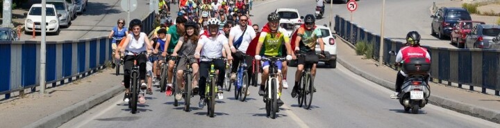 Gaziemirliler sağlık için pedal çevirdi fotoğraf